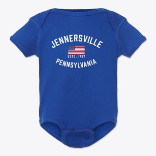 Jennersville Pennsylvania Patriot Baby Onesie