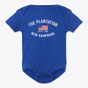 The Plantation New Hampshire Patriot Baby Onesie
