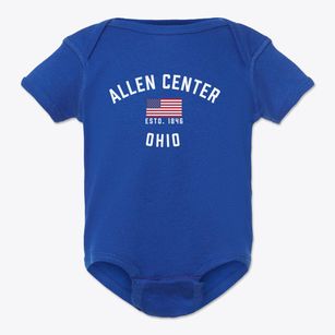 Allen Center Ohio Patriot Baby Onesie