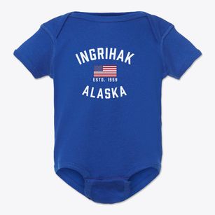 Ingrihak Alaska Patriot Baby Onesie