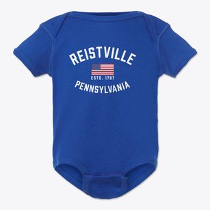 Reistville Pennsylvania Patriot Baby Onesie