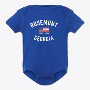 Rosemont Georgia Patriot Baby Onesie