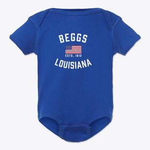 Beggs Louisiana Patriot Baby Onesie