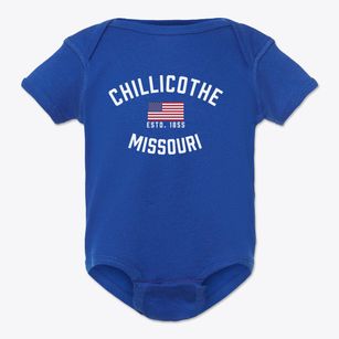 Chillicothe Missouri Patriot Baby Onesie