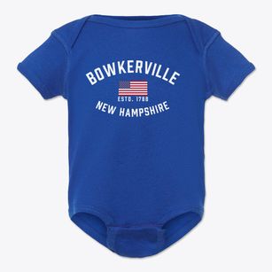 Bowkerville New Hampshire Patriot Baby Onesie