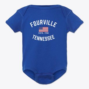 Fourville Tennessee Patriot Baby Onesie
