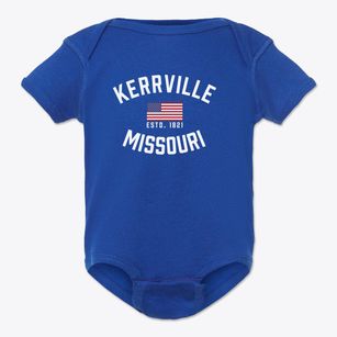 Kerrville Missouri Patriot Baby Onesie