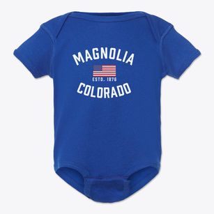 Magnolia Colorado Patriot Baby Onesie