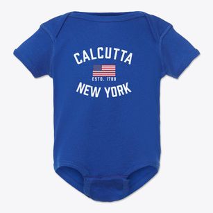 Calcutta New York Patriot Baby Onesie