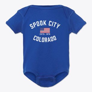 Spook City Colorado Patriot Baby Onesie