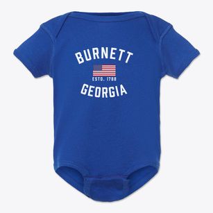 Burnett Georgia Patriot Baby Onesie