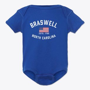 Braswell North Carolina Patriot Baby Onesie