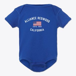 Alliance Redwood California Patriot Baby Onesie