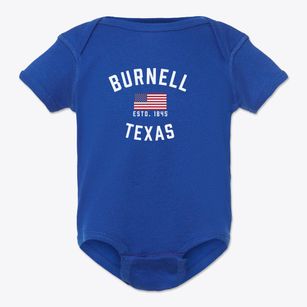 Burnell Texas Patriot Baby Onesie