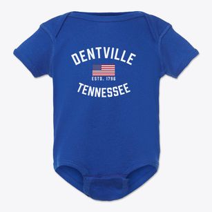 Dentville Tennessee Patriot Baby Onesie