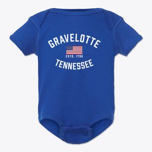 Gravelotte Tennessee Patriot Baby Onesie