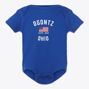 Ogontz Ohio Patriot Baby Onesie
