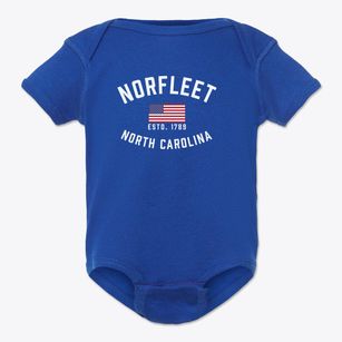 Norfleet North Carolina Patriot Baby Onesie