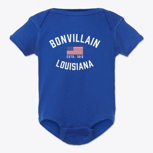 Bonvillain Louisiana Patriot Baby Onesie