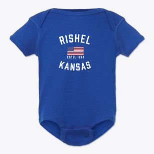 Rishel Kansas Patriot Baby Onesie