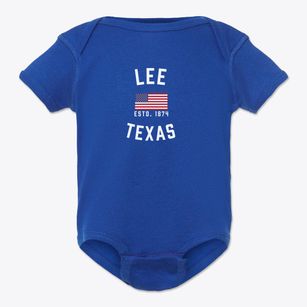 Lee Texas Patriot Baby Onesie