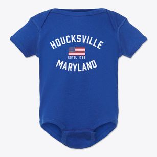 Houcksville Maryland Patriot Baby Onesie