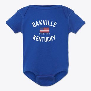 Oakville Kentucky Patriot Baby Onesie