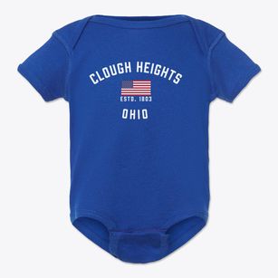 Clough Heights Ohio Patriot Baby Onesie