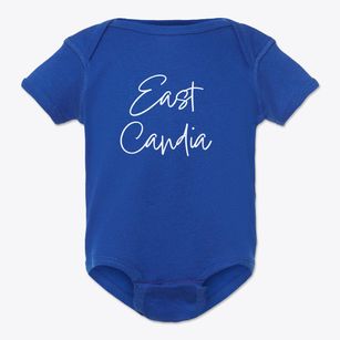 East Candia New Hampshire Freestyle Baby Onesie