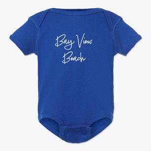 Bay View Beach Virginia Freestyle Baby Onesie