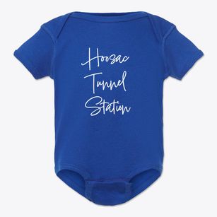 Hoosac Tunnel Station Massachusetts Freestyle Baby Onesie