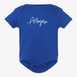 Allegan Michigan Freestyle Baby Onesie
