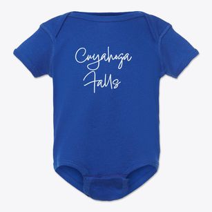 Cuyahoga Falls Ohio Freestyle Baby Onesie