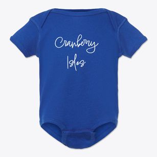 Cranberry Isles Maine Freestyle Baby Onesie