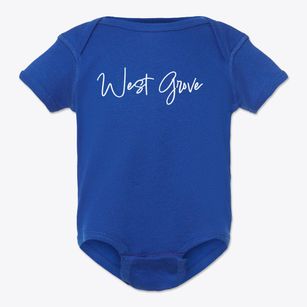 West Grove Iowa Freestyle Baby Onesie