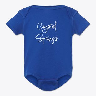 Crystal Springs West Virginia Freestyle Baby Onesie