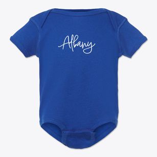 Albany Iowa Freestyle Baby Onesie