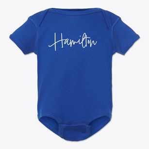 Hamilton Michigan Freestyle Baby Onesie
