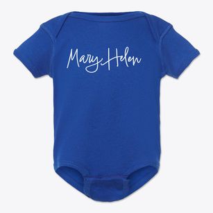Mary Helen Kentucky Freestyle Baby Onesie