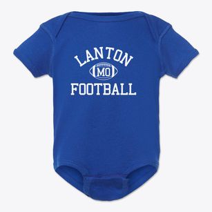 Lanton Missouri Football Baby Onesie