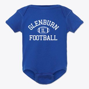 Glenburn Illinois Football Baby Onesie