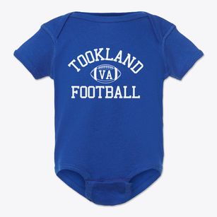 Tookland Virginia Football Baby Onesie