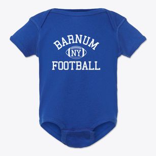 Barnum New York Football Baby Onesie