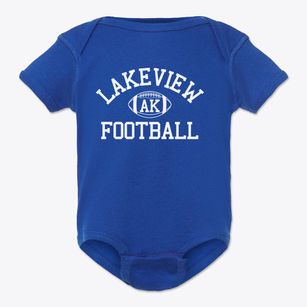 Lakeview Alaska Football Baby Onesie