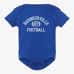 Barbourville New York Football Baby Onesie
