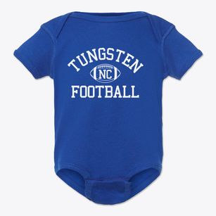 Tungsten North Carolina Football Baby Onesie