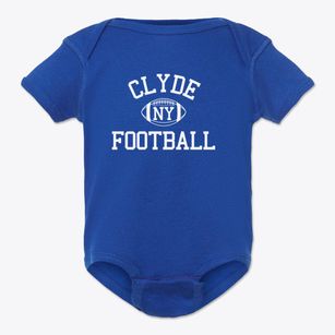 Clyde New York Football Baby Onesie