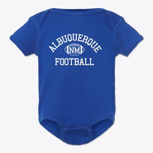 Albuquerque New Mexico Football Baby Onesie