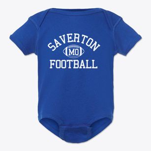Saverton Missouri Football Baby Onesie