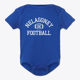 Nelagoney Oklahoma Football Baby Onesie